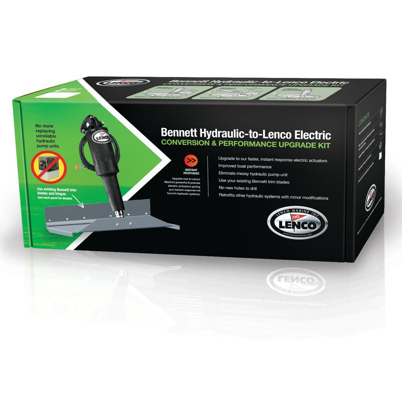 Bennett Hydraulic-to-Lenco Electric 12-volt Aftermarket (BRK) Conversion Kit