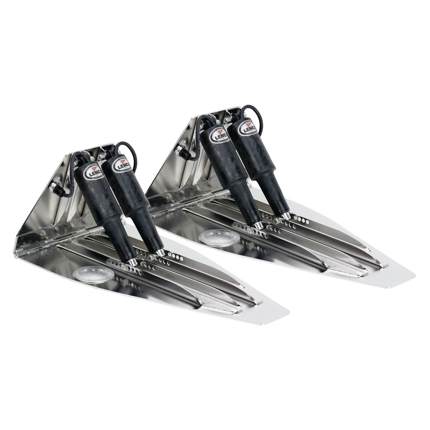 LS-Limited Space Trim Tab Kit - 12-volt - Electro-Polished Finish (4" X 12")