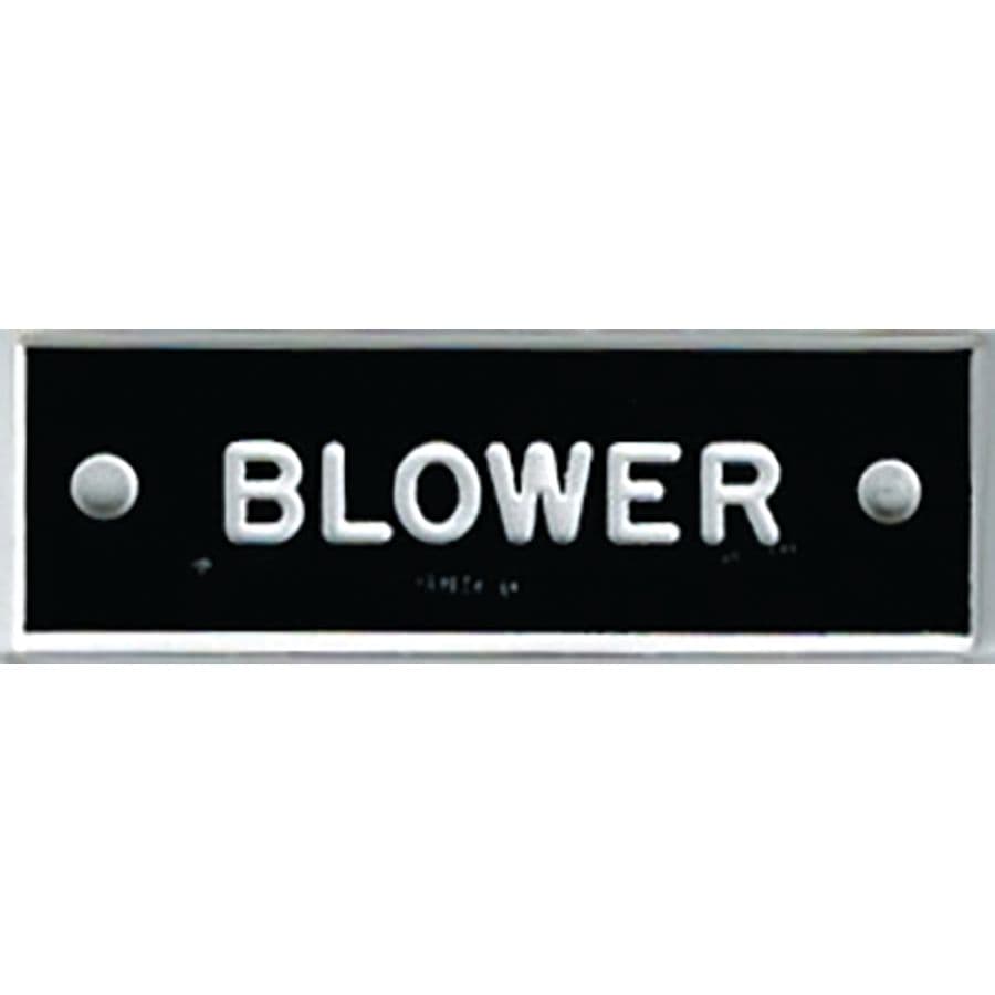 Identi-Plates™ Blower