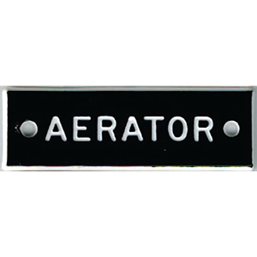 Identi-Plates™ Aerator