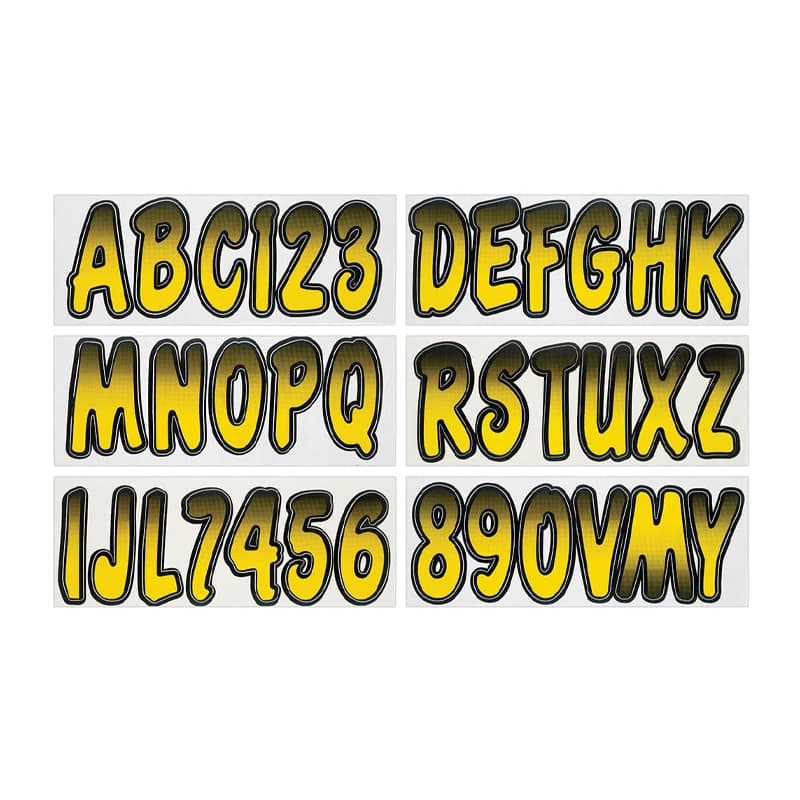 Series 200 Registration Kit (3”, Yellow/Black Fade)