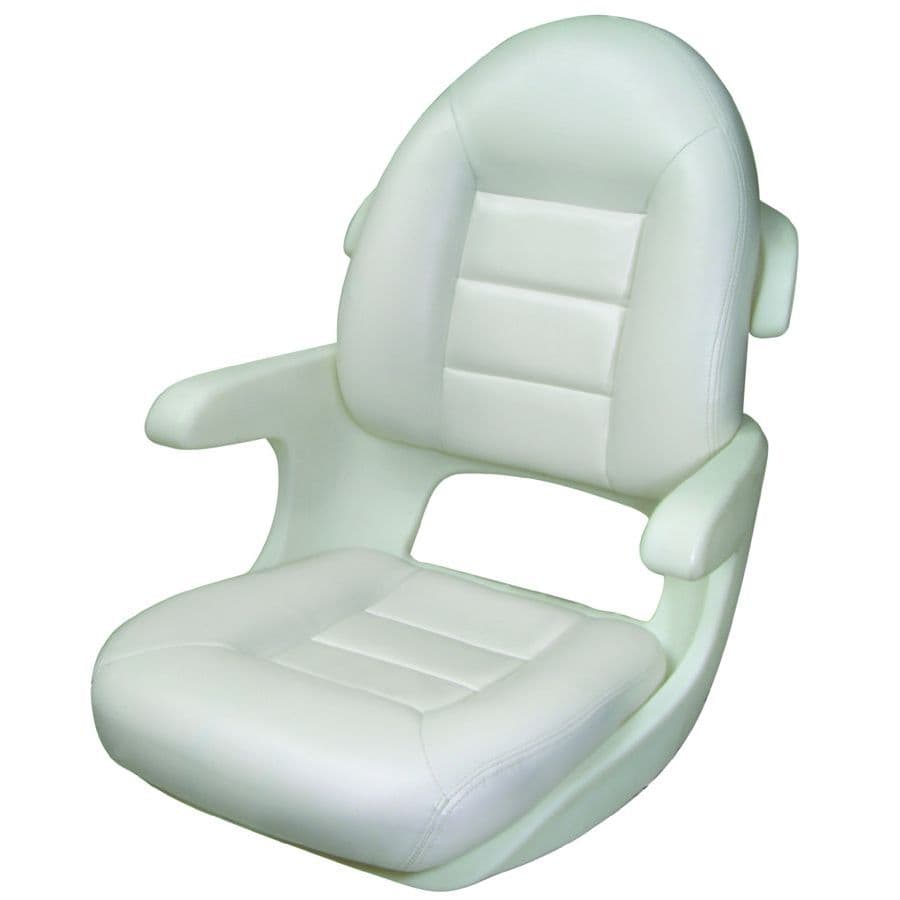 Elite™ Helm High-Back Seat (White Cushion with White Shell)