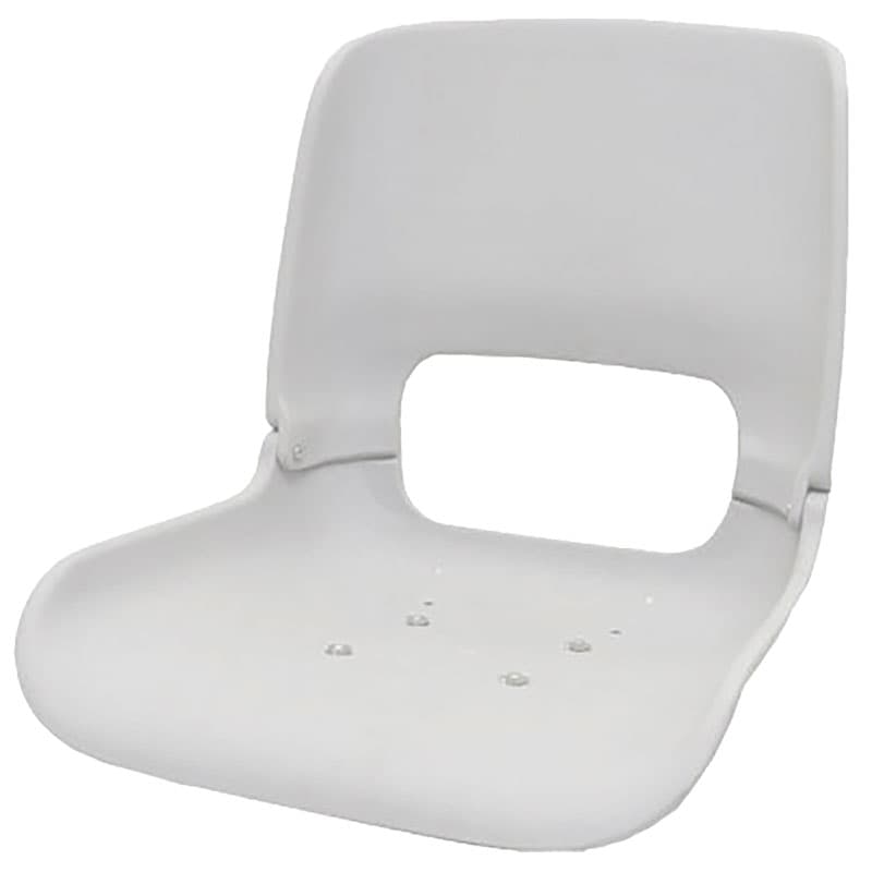 All-Weather High-Back Seat Shells with T-Nuts - White