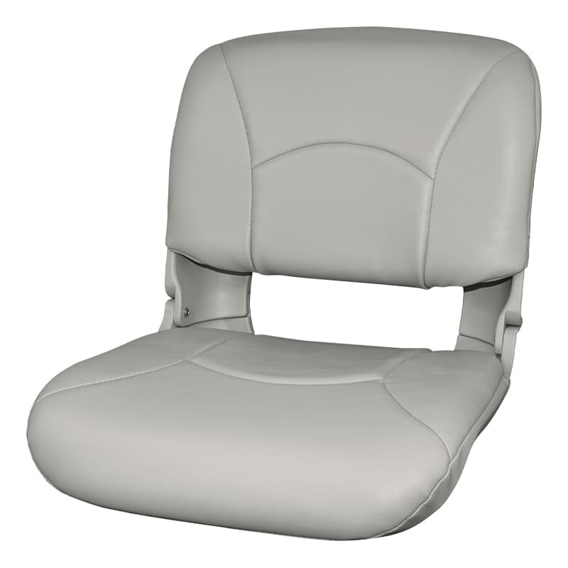All-Weather High-Back Folding Seats - Gray