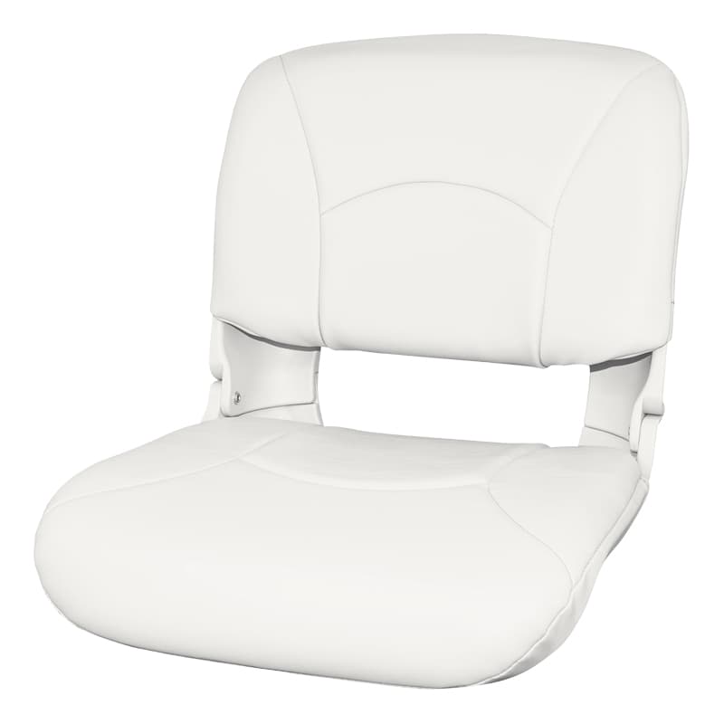 All-Weather High-Back Folding Seats - White