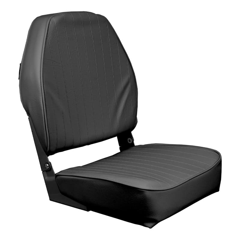 Economy High-Back Folding Seats - Charcoal