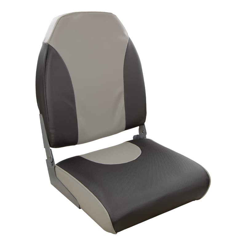 Premium High-Back Folding Seat - Gray/Meteor