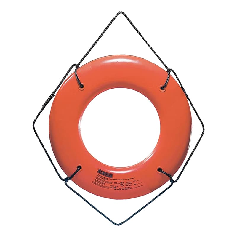 Jim-Buoy Life Ring Buoy - JB Series without Beckets (Orange, 24”)