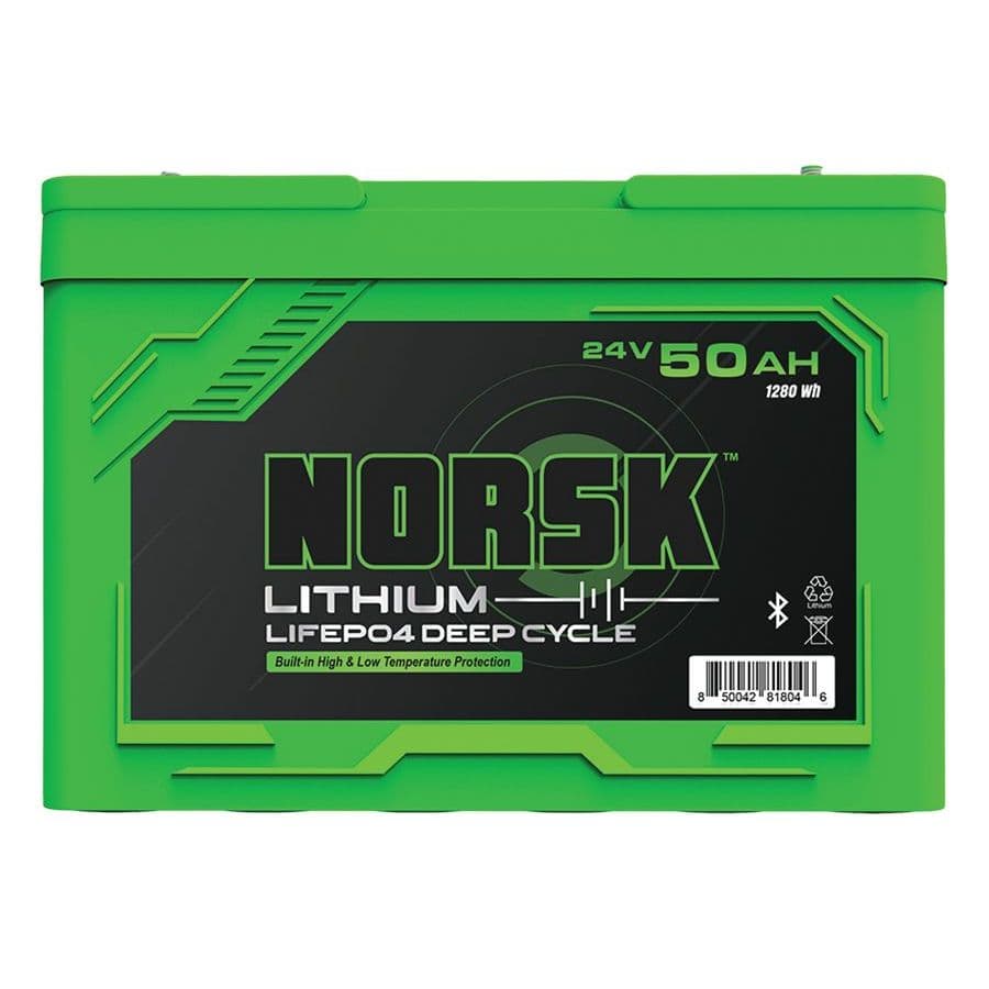 LiFeP04 Deep Cycle 24 Volt Battery (50Ah)