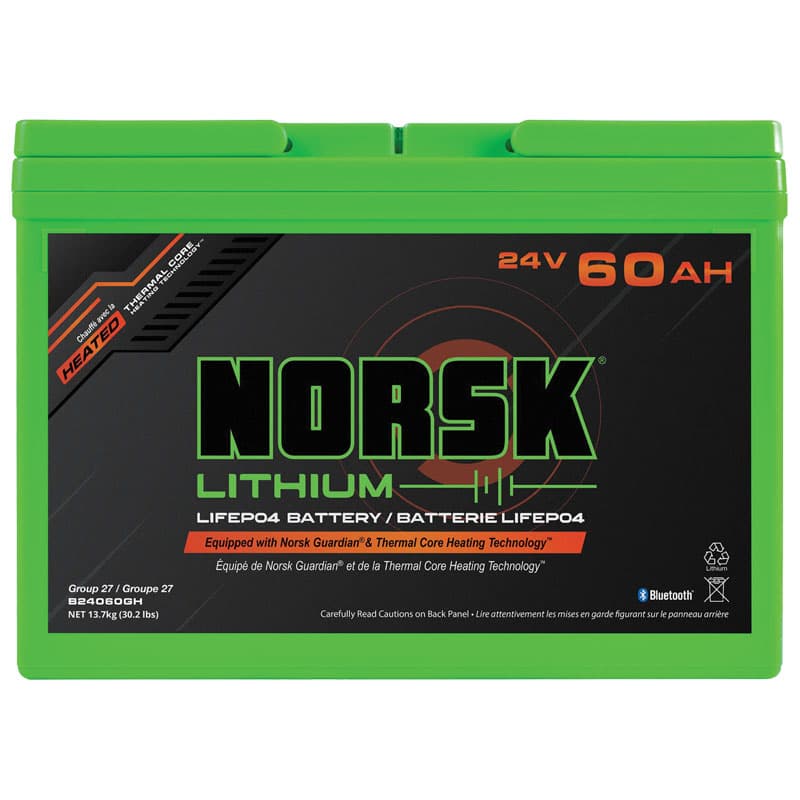 ithium Iron Phosphate (LiFePo4) 24V Trolling Battery - 60 AH