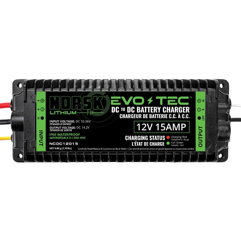 Evo-Tec™ DC to DC Battery Charger - 12V 15A