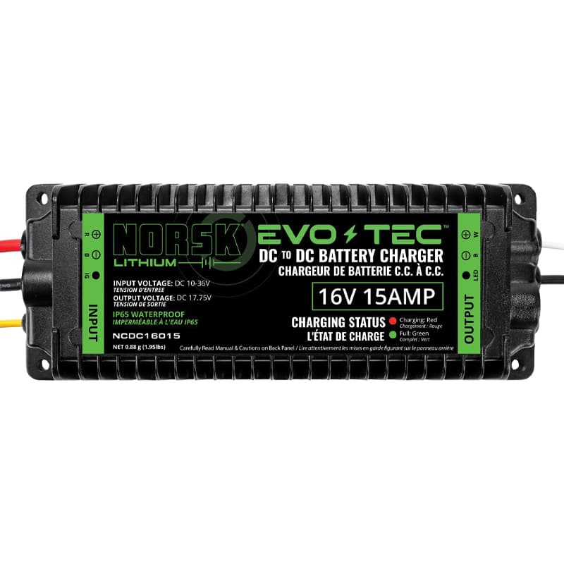 Evo-Tec™ DC to DC Battery Charger - 16V 15A