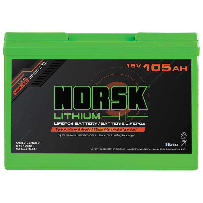 Lithium Iron Phosphate (LiFePo4) 16V Battery - 105 AH