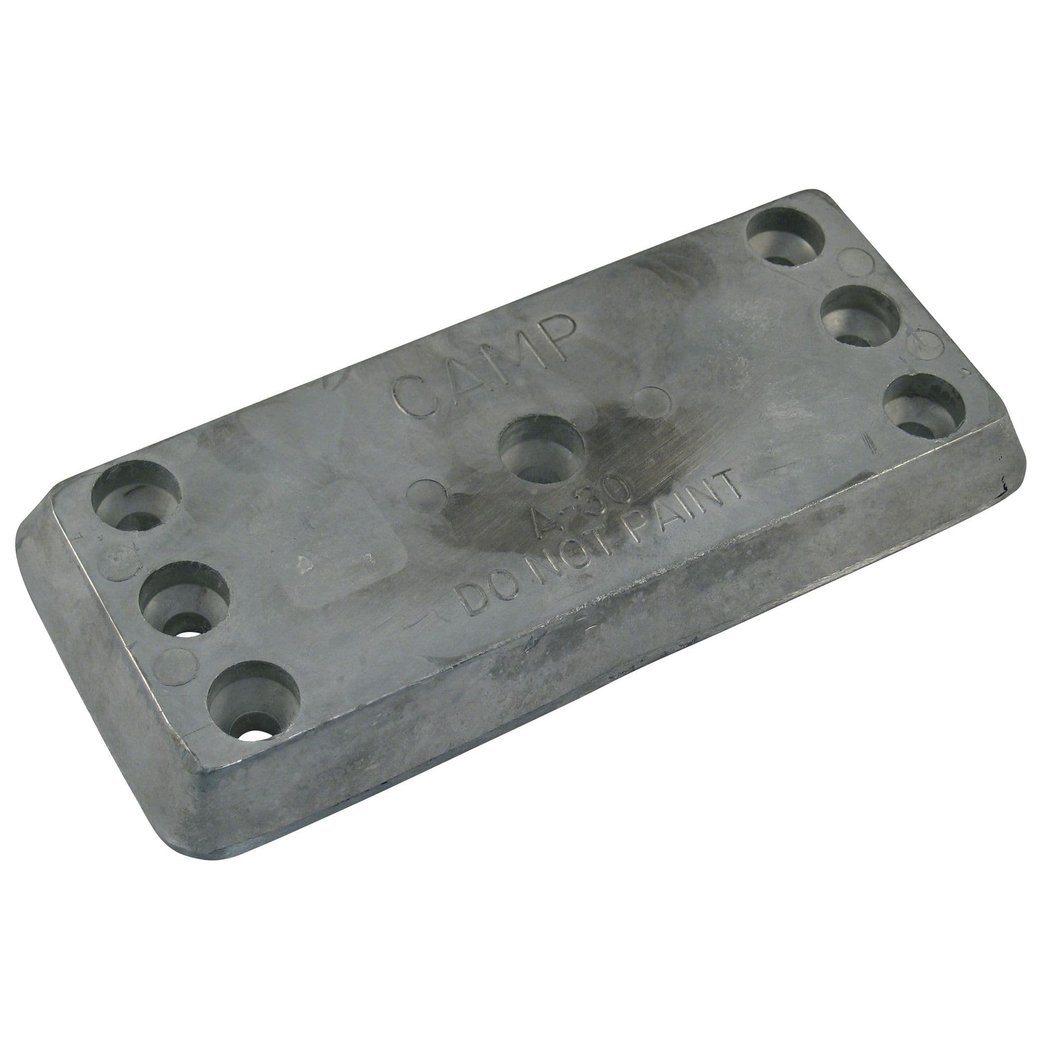 Zinc Plate for Hull - Bolt-On (6-1/4” L x 2-3/4” W x 5/8” T)