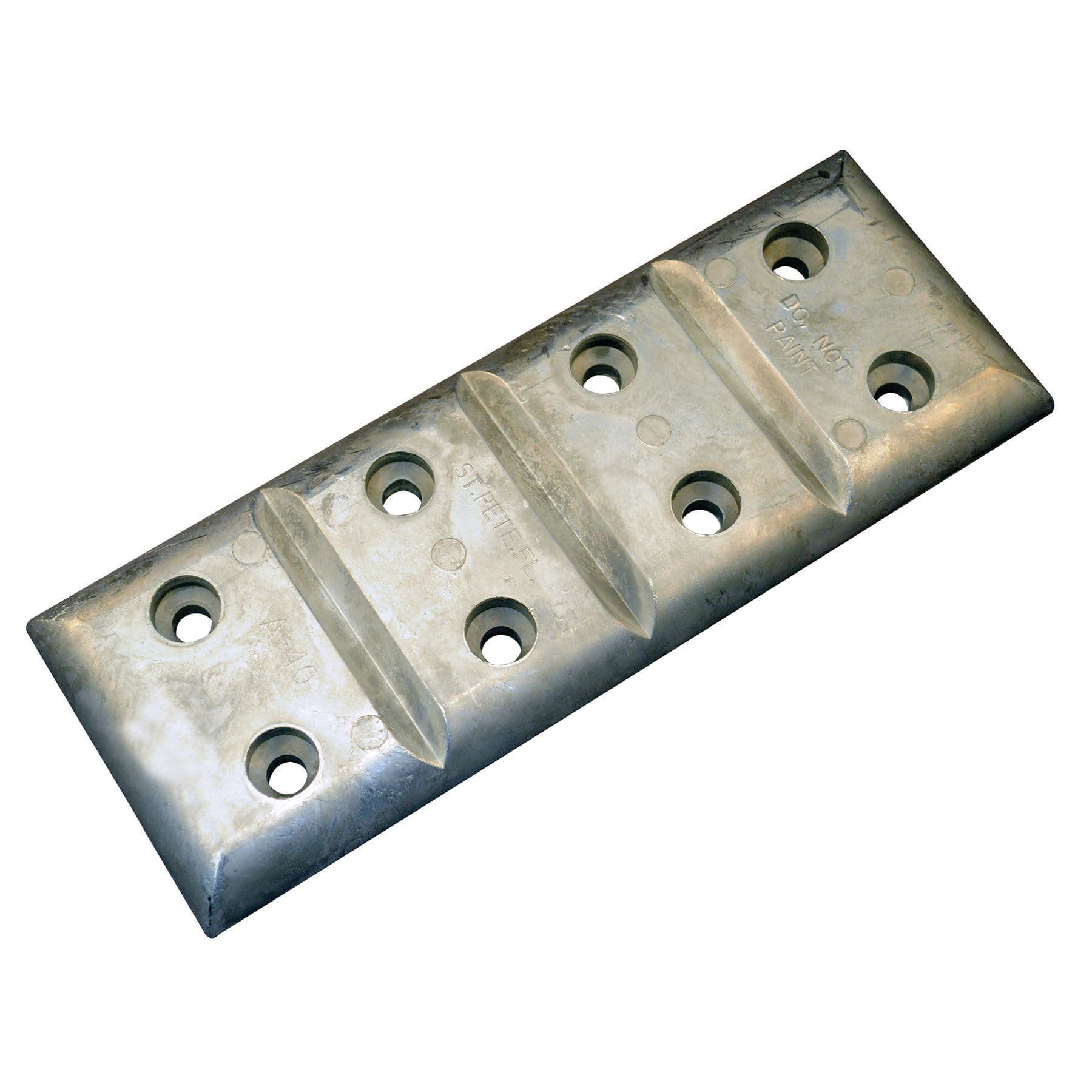 Zinc Plate for Hull - Bolt-On (7-1/2” L x 2-3/4” W x 1/2” T)