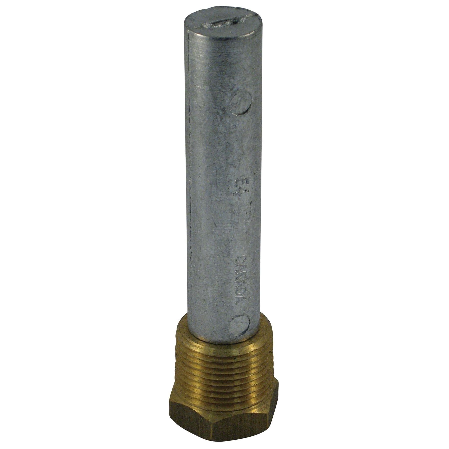 Zinc Engine Anode with Brass Plugs - Zinc Complete (For Detroit Diesel)