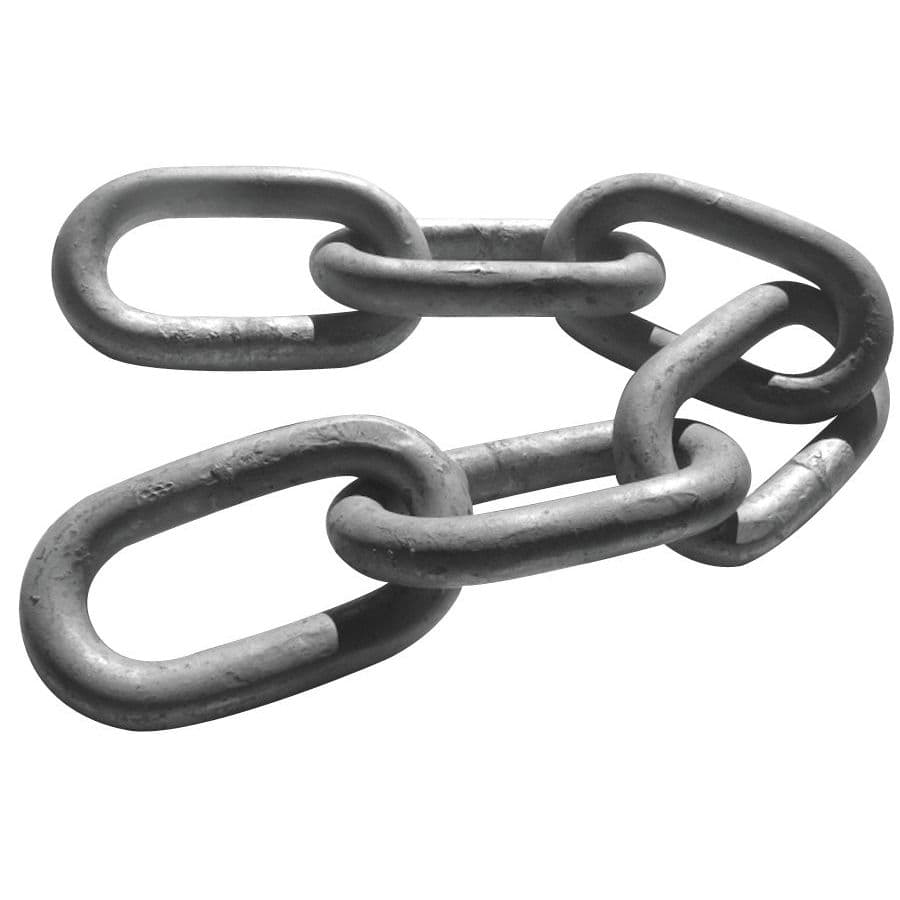 Galvanized Proof Coil Welded Chain (3/16” x 250’ L)
