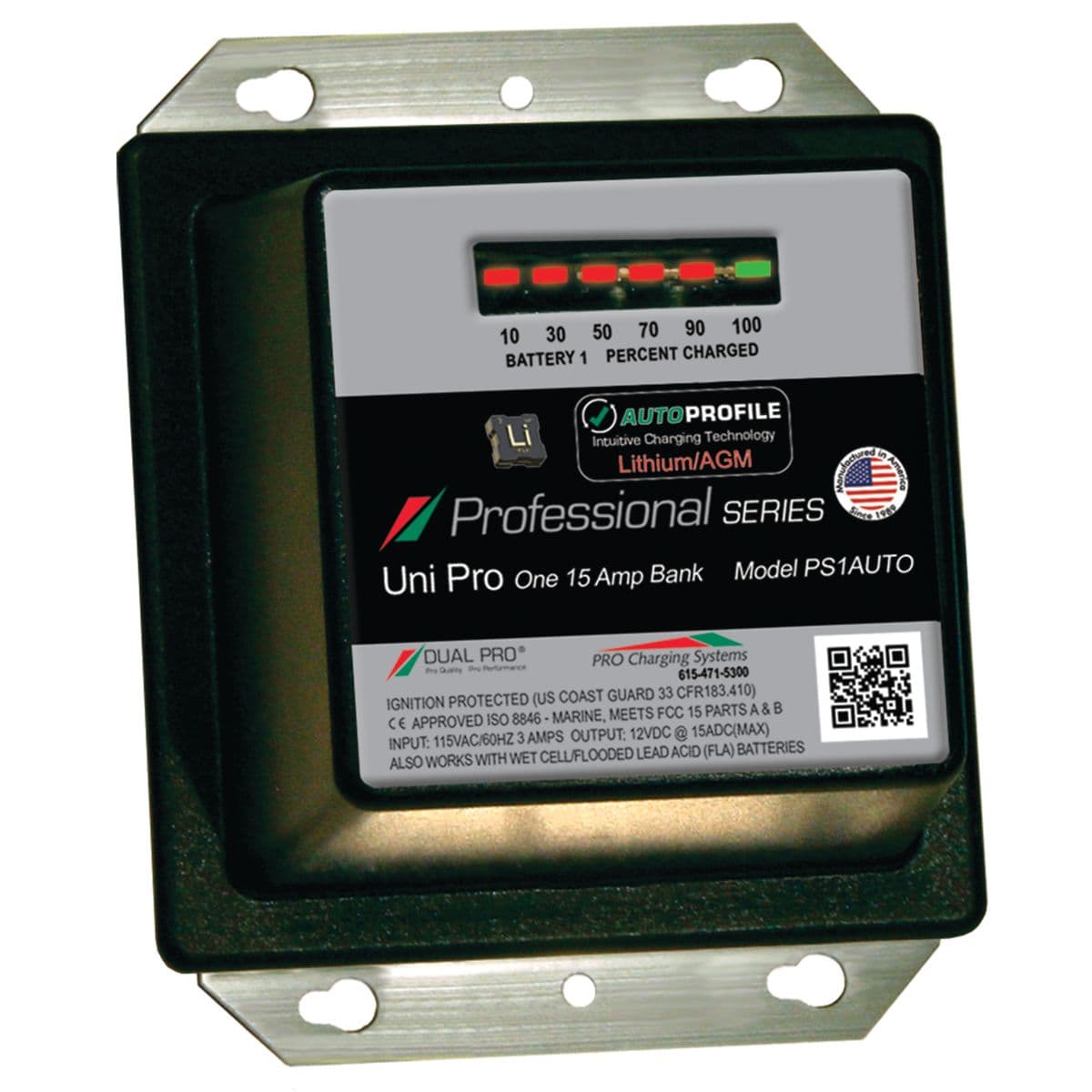 12V Professional Series Battery Charger (15 Amp)