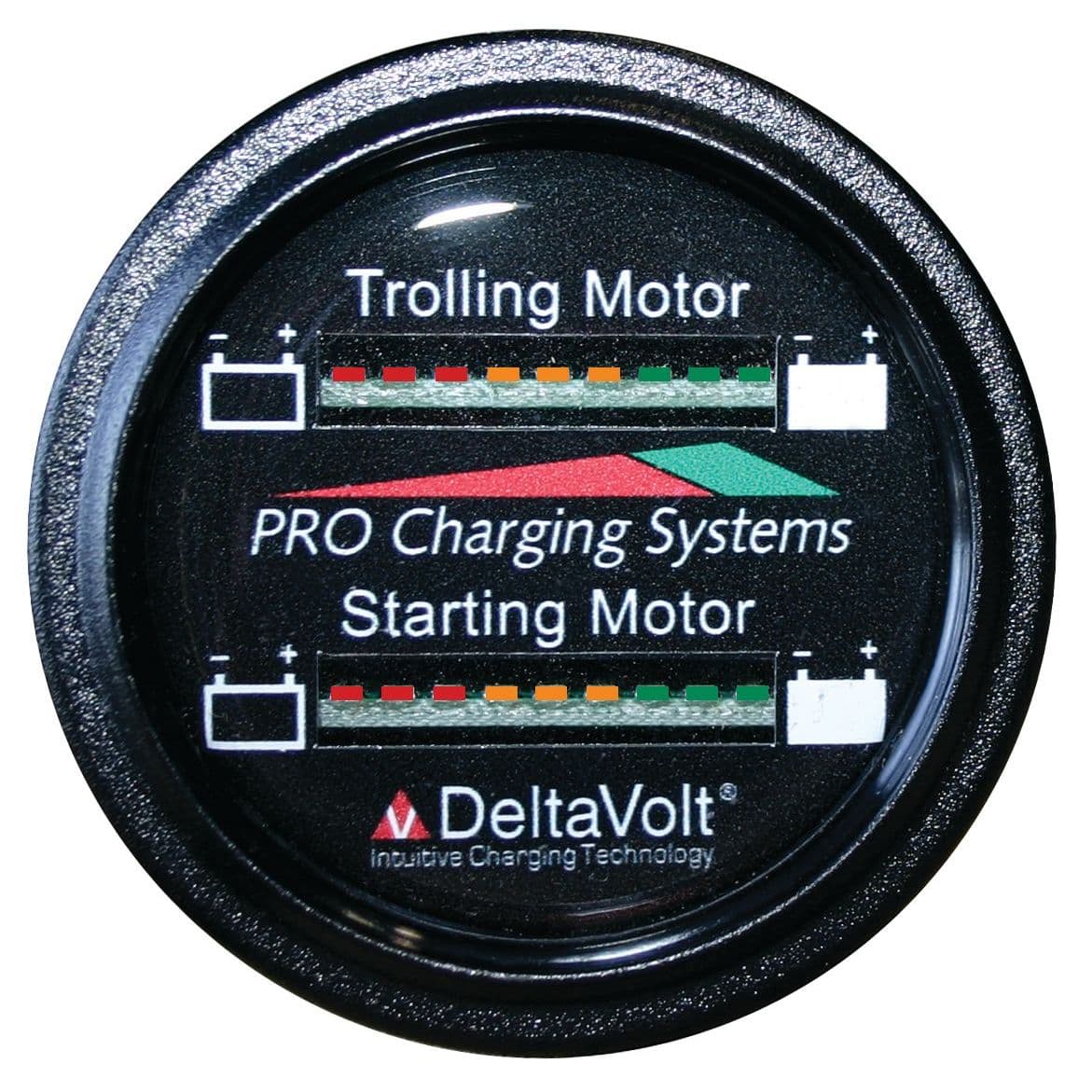 Battery Fuel Gauge - Onboard Marine (3 x 12v Trolling Battery)