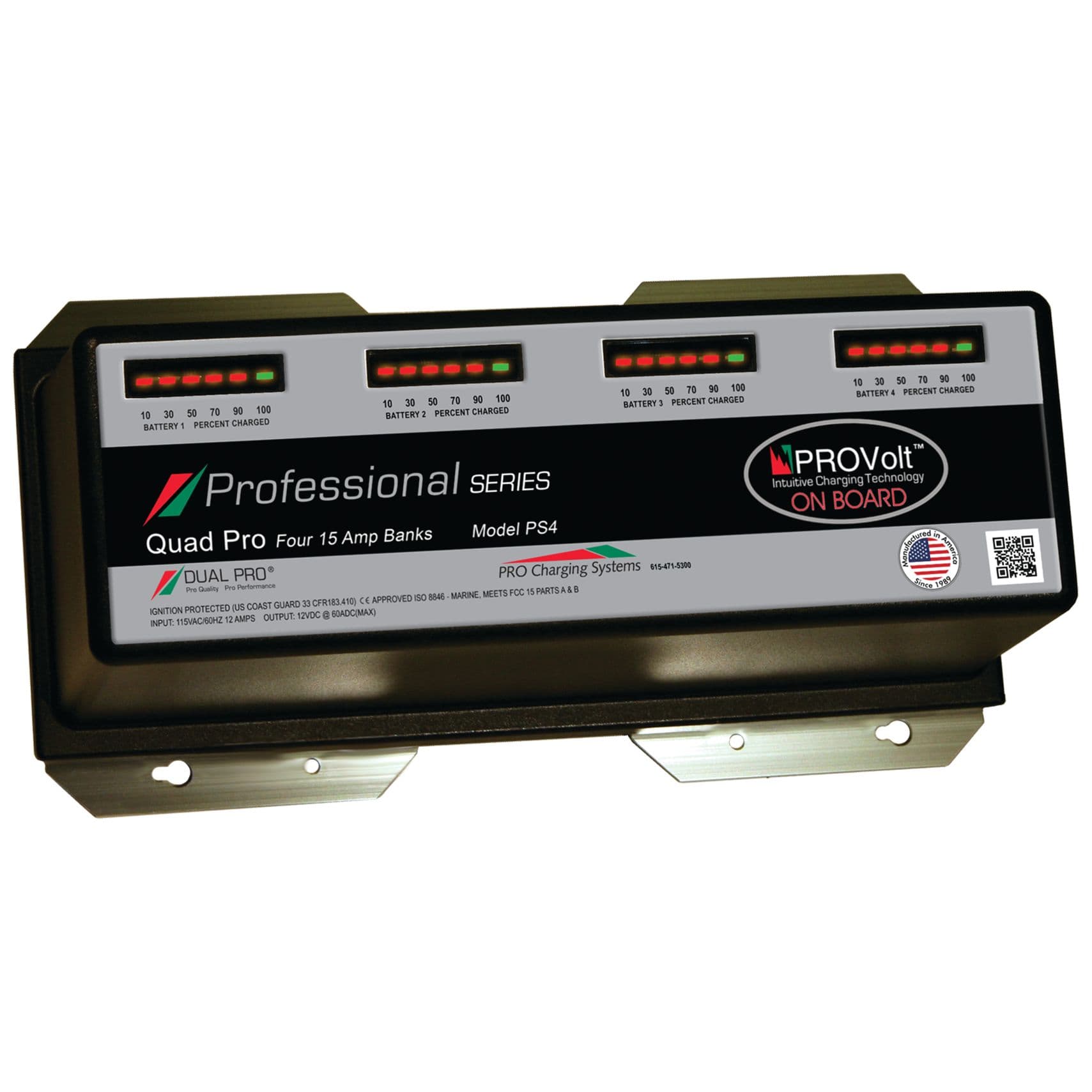 12V-48V Professional Series Battery Charger (60A)