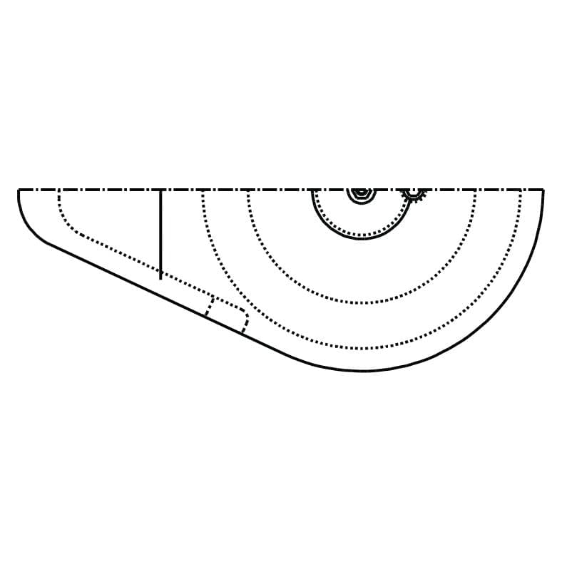 13” Roller Chock - Cast Steel (DF-927)