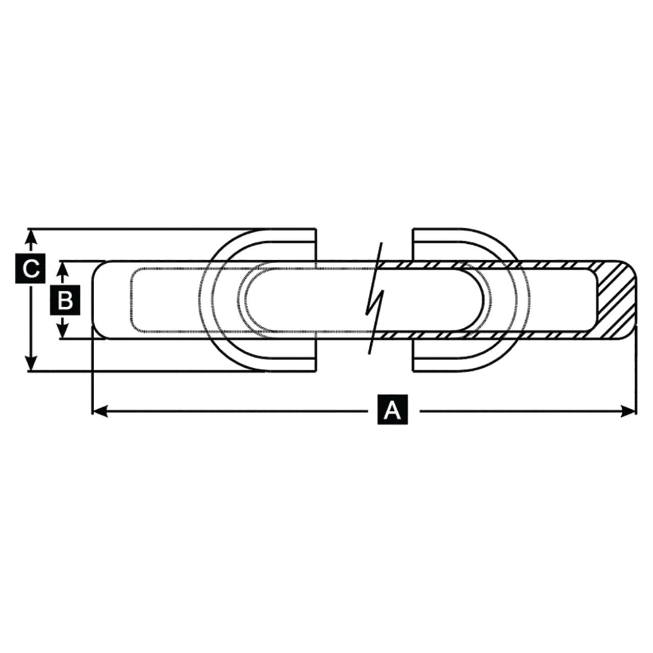 36” Open Base Kevel - Cast Steel (DF-48A)