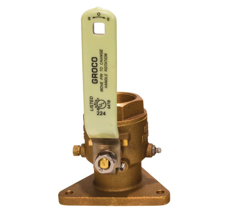 FBV Series Full Flow Flanged Seacock (3/4” NPT)