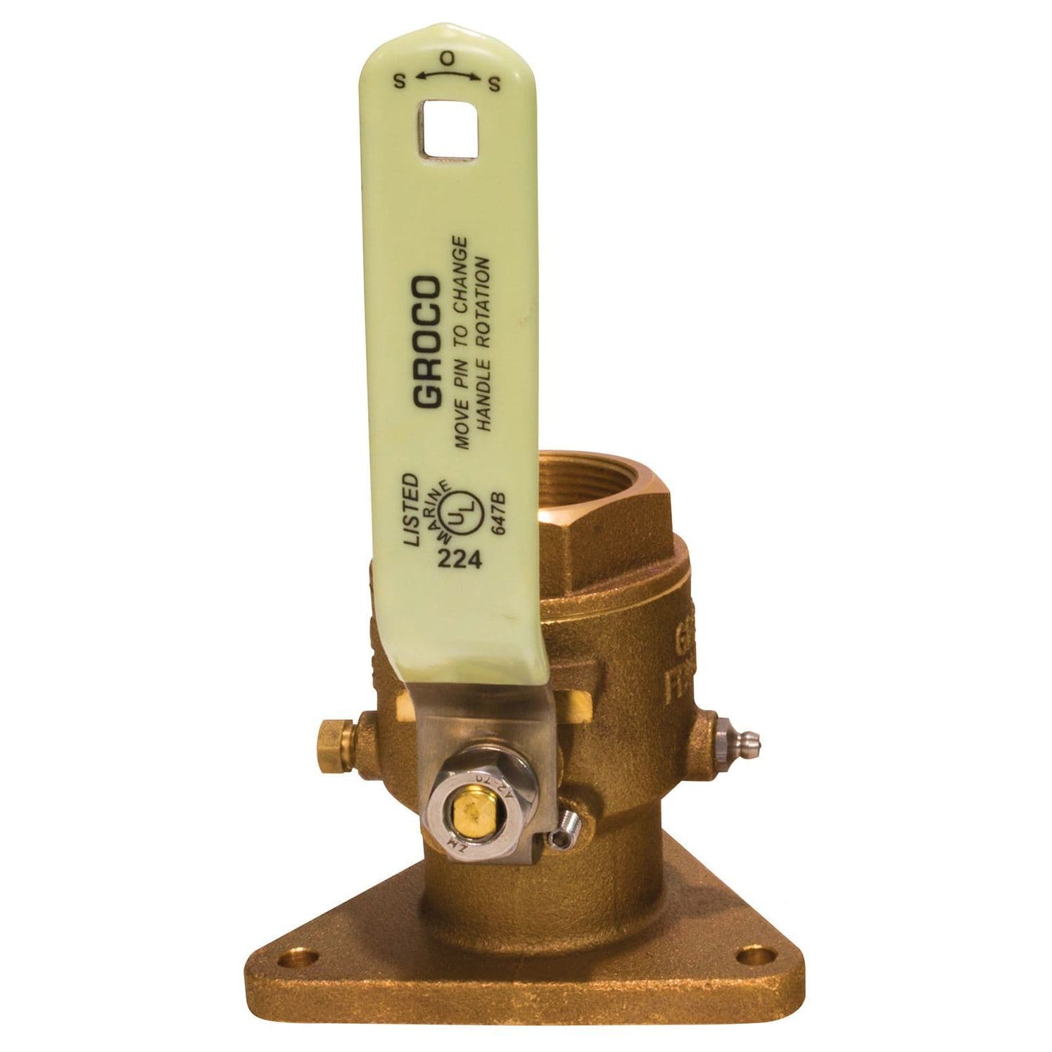 FBV Series Full Flow Flanged Seacock (2” NPT)