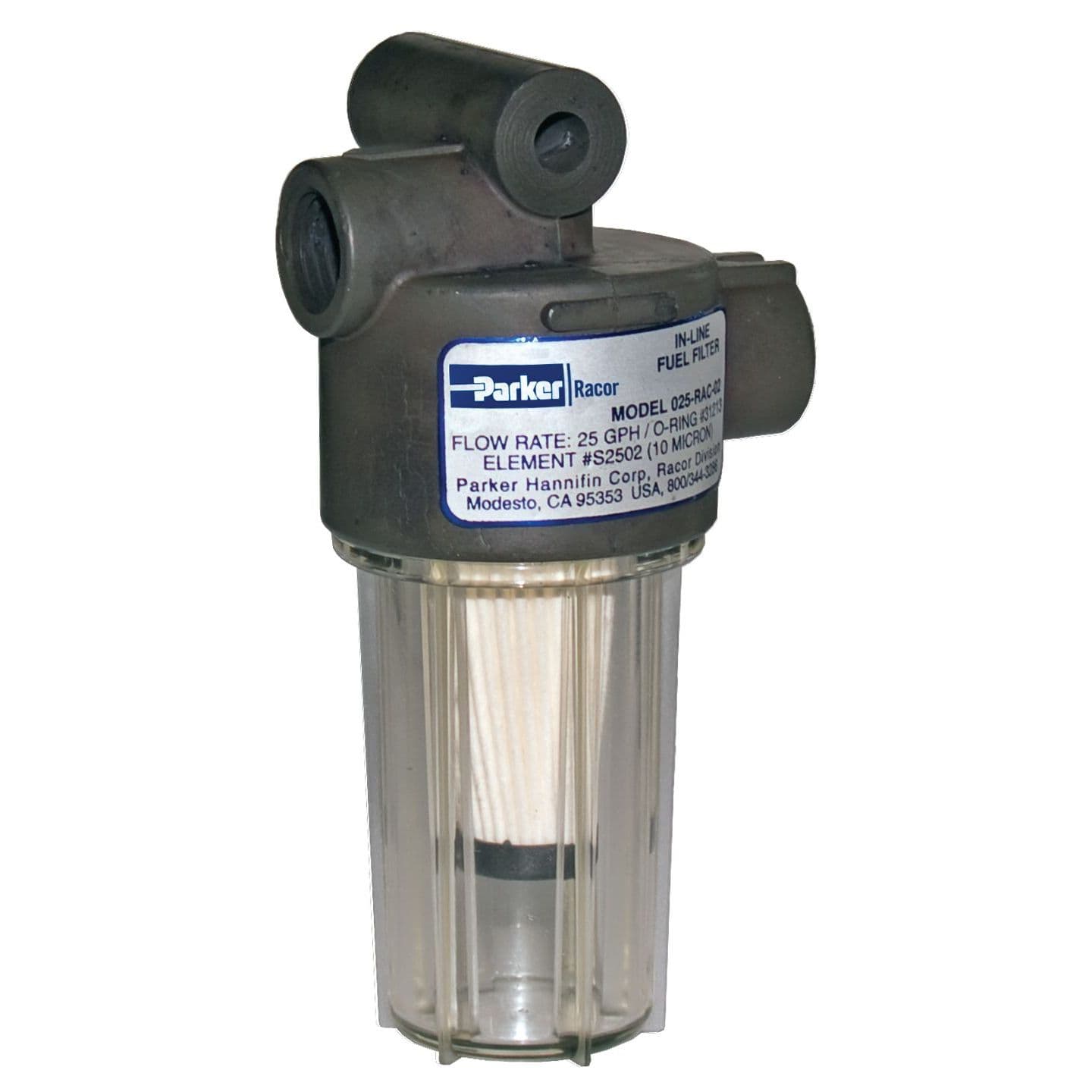 In-Line Gasoline Filter/Water Separator