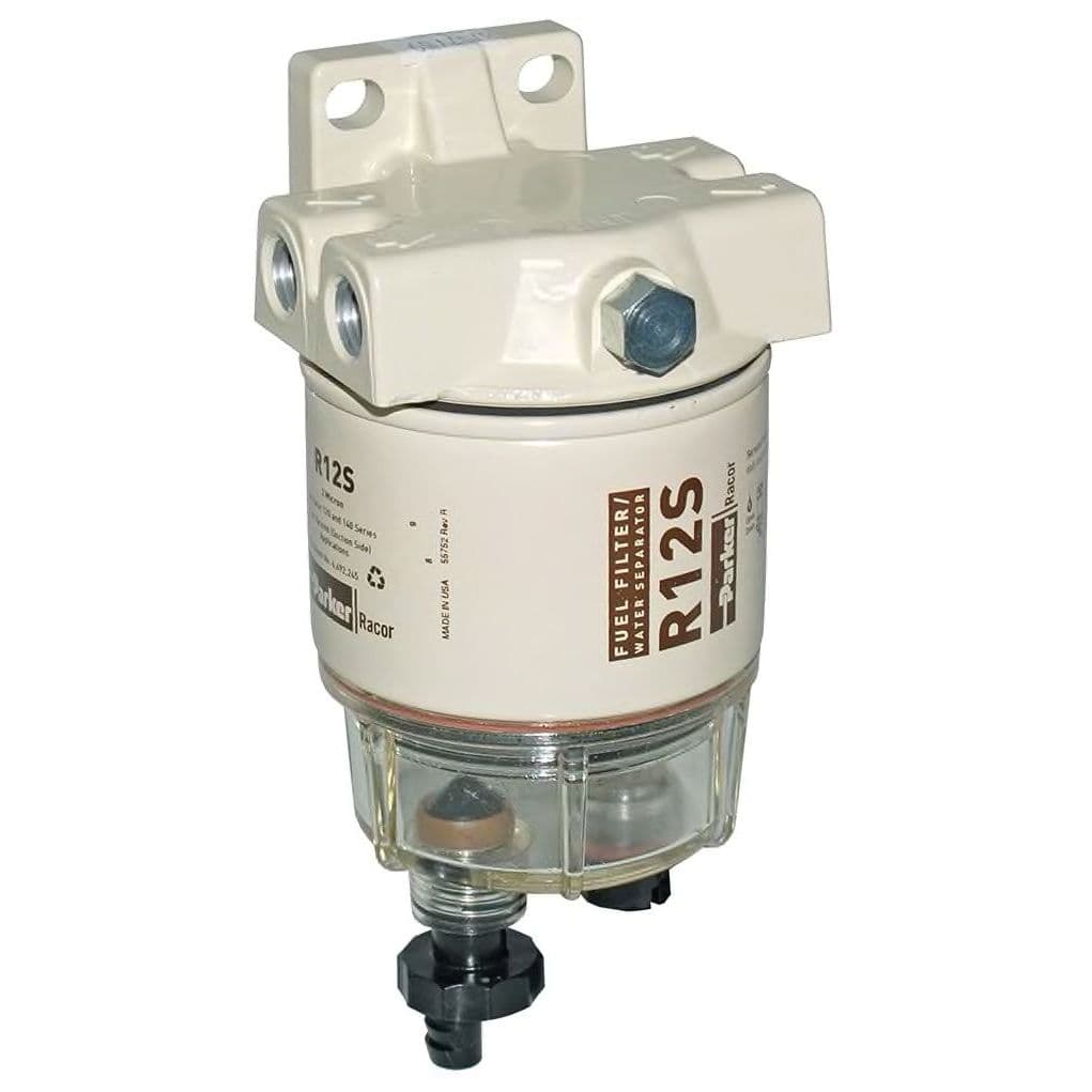 Diesel Spin-On Fuel Filter/Water Separator with 2 Micron Element (15 GPH)