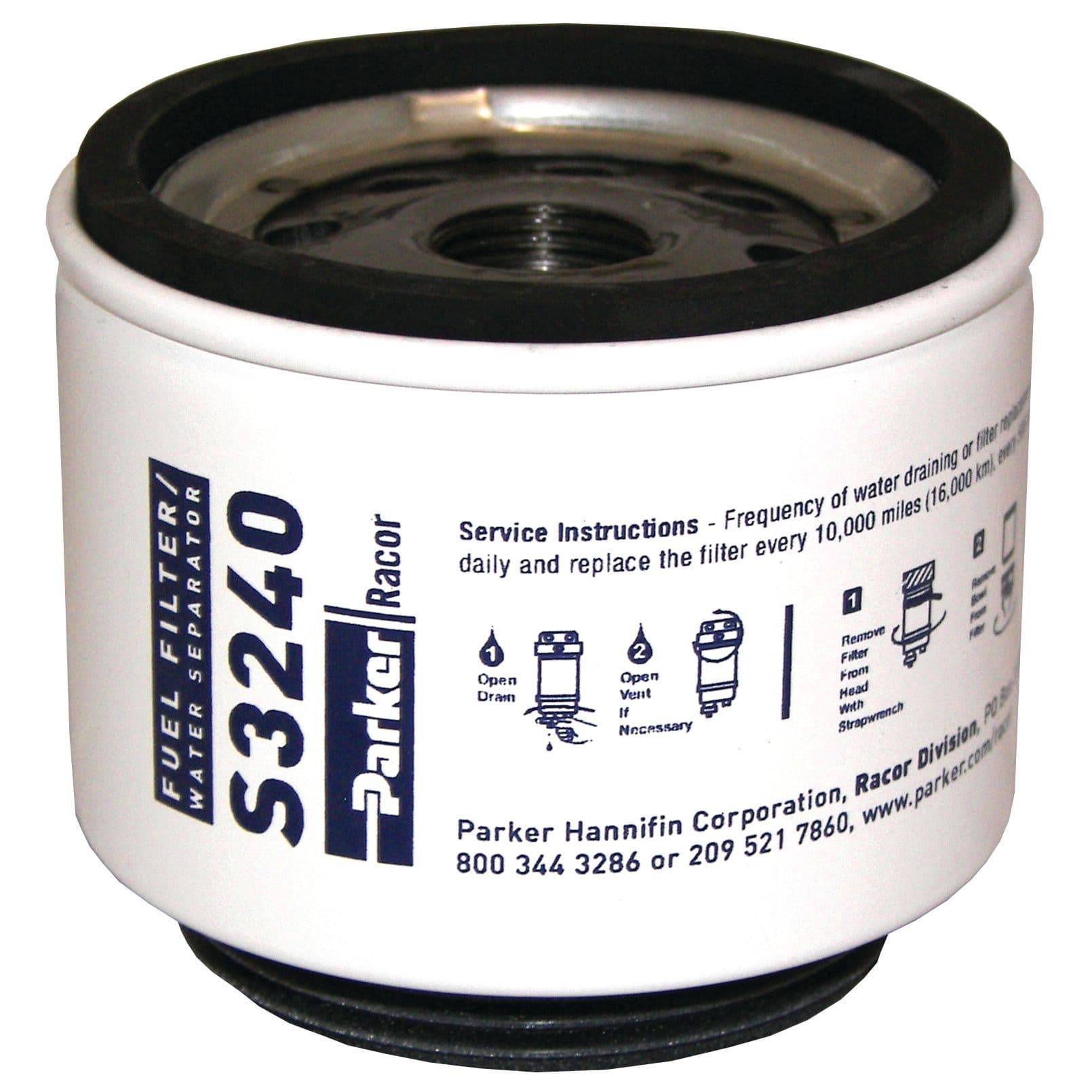 Spin-On Series Fuel Filter/Water Replacement Element - Outboard