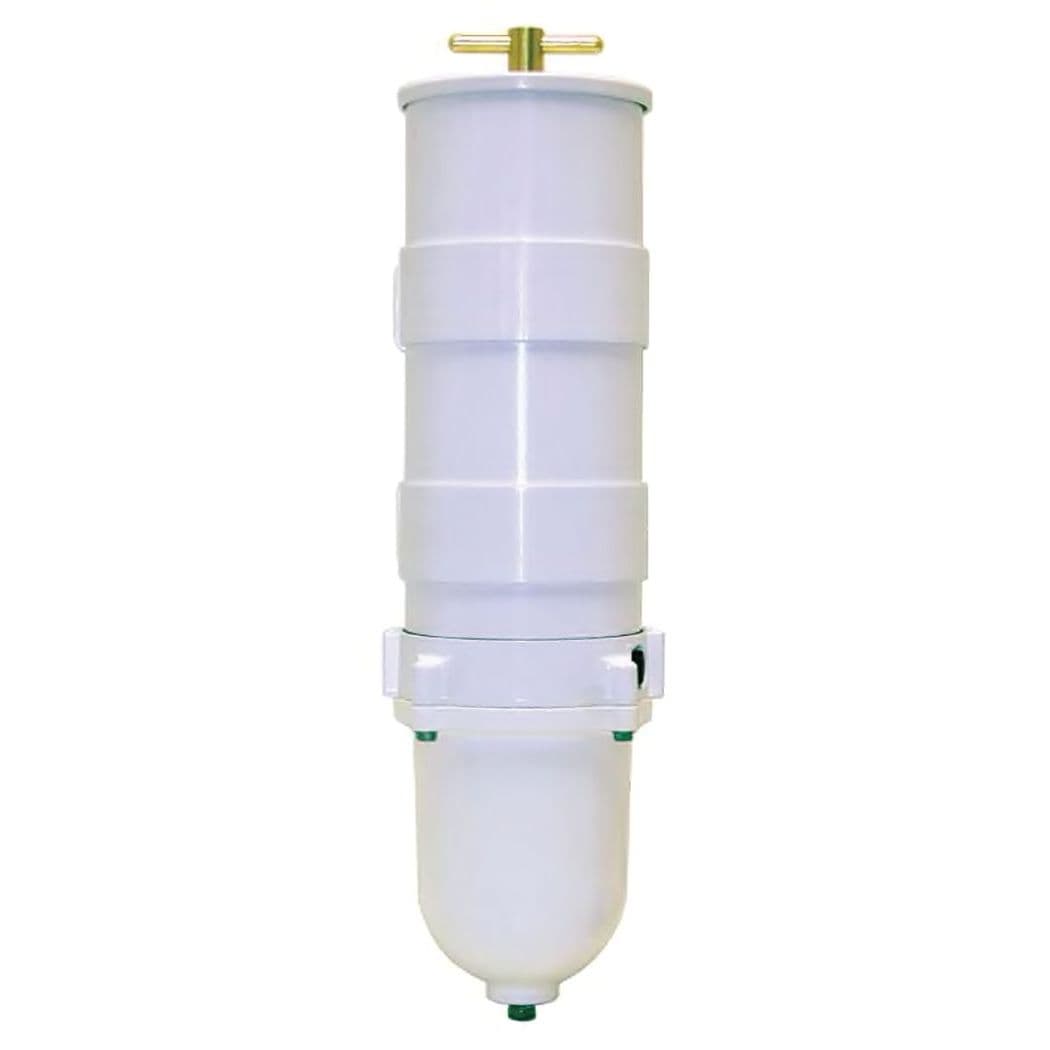 Marine Turbine Series Fuel Filter/Water Separator (180 GPH, Metal Bowl)
