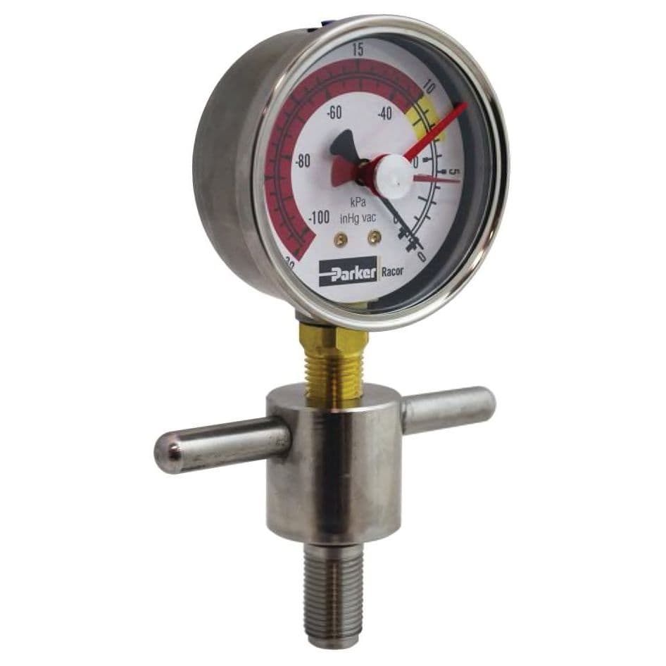 Stainless Steel T-Handle Vacuum Gauge (2002 to Present)