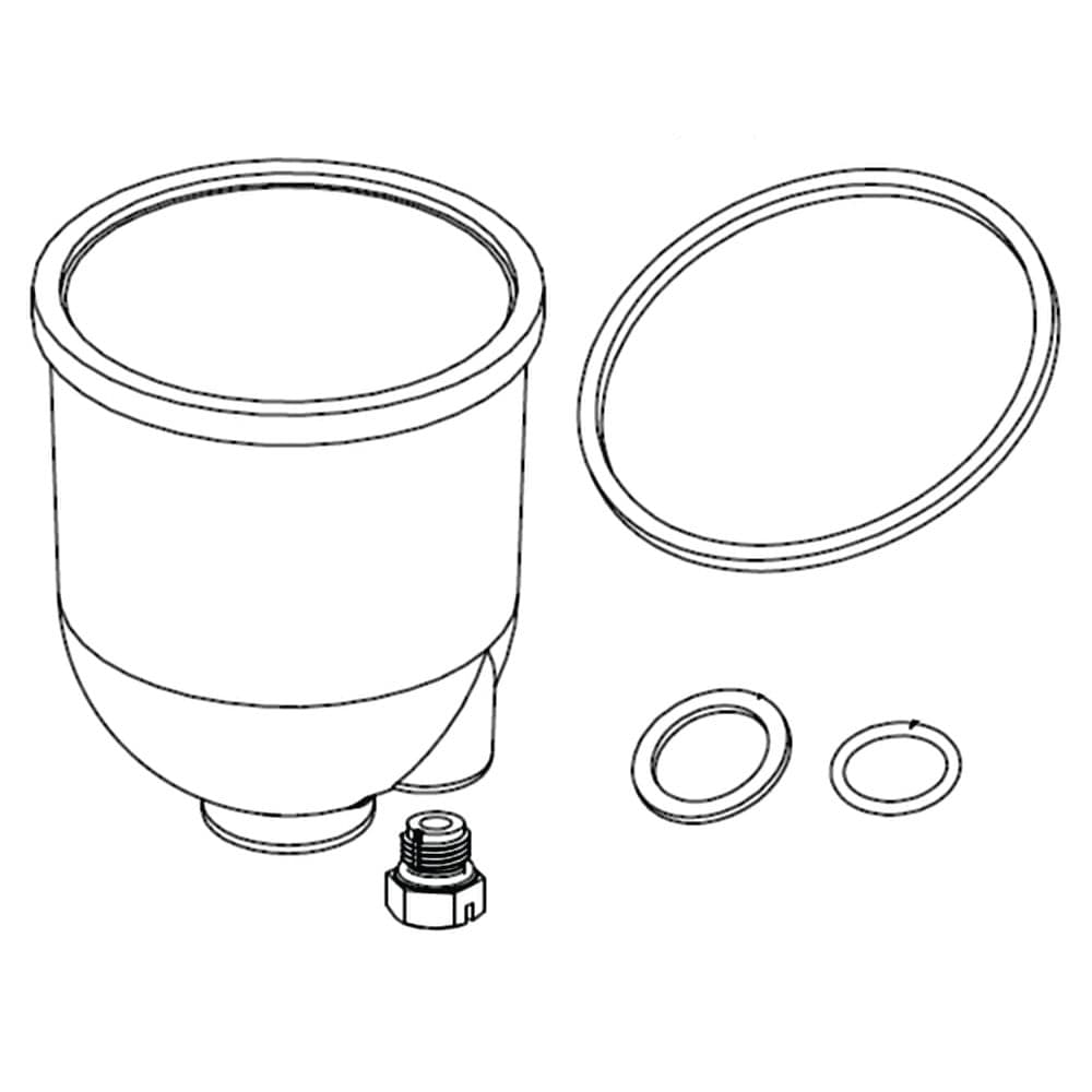 Turbine Series 500MA Replacement Clear Bowl Kit
