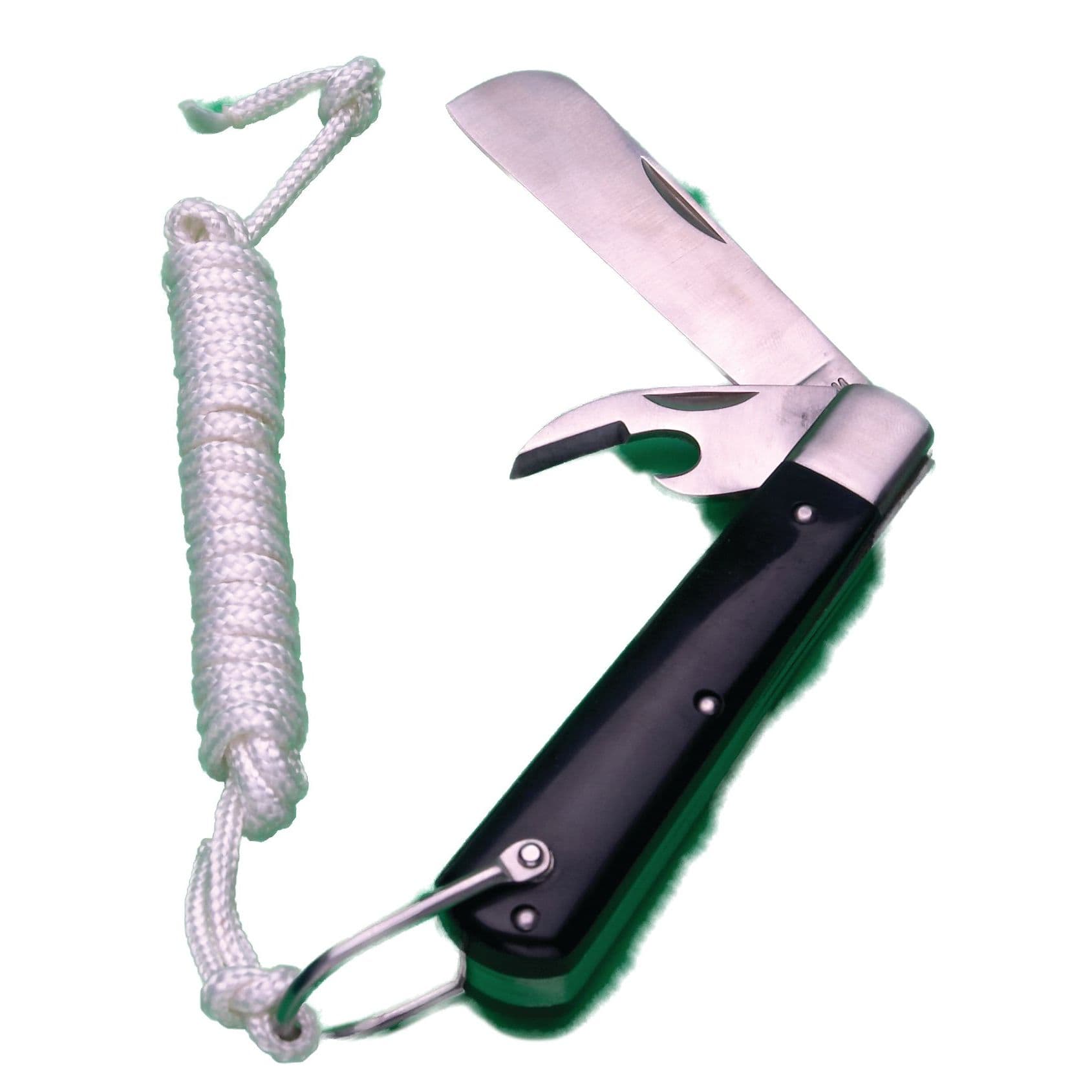 Jackknife with Lanyard and Can Opener