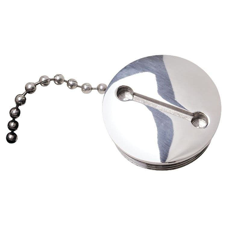 Replacement Cap and Chain (for 1-1/2” Deck Fills)