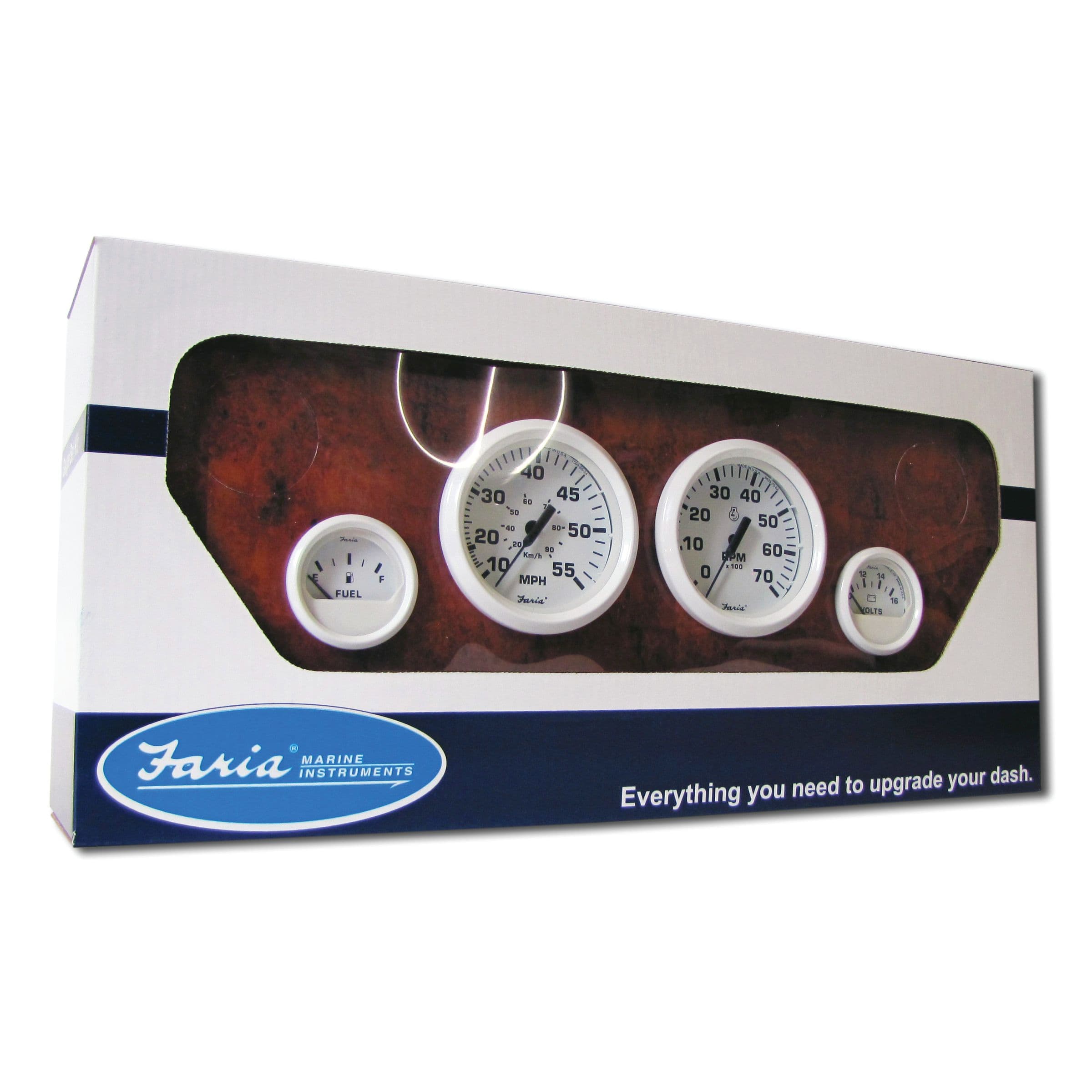 Dress White Gauges - Outboard Boxed Set