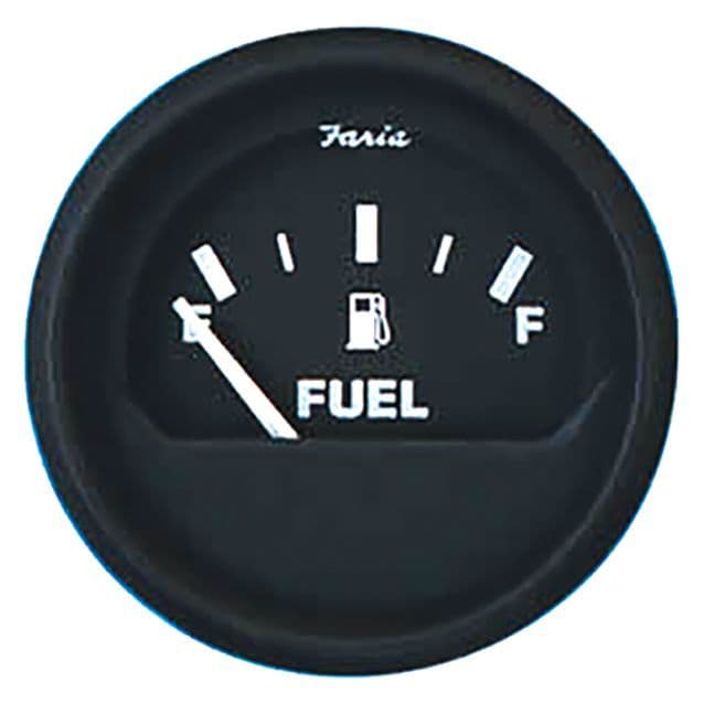 Euro Black Gauges - Fuel Gauge