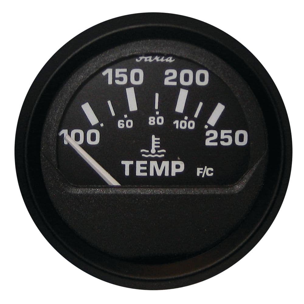 Euro Black Gauges - Water Temperature Gauge (100°-250° F)