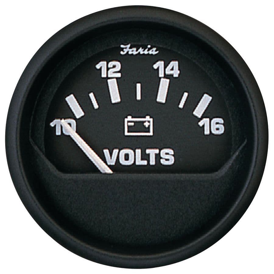 Euro Black Gauges - Voltmeter