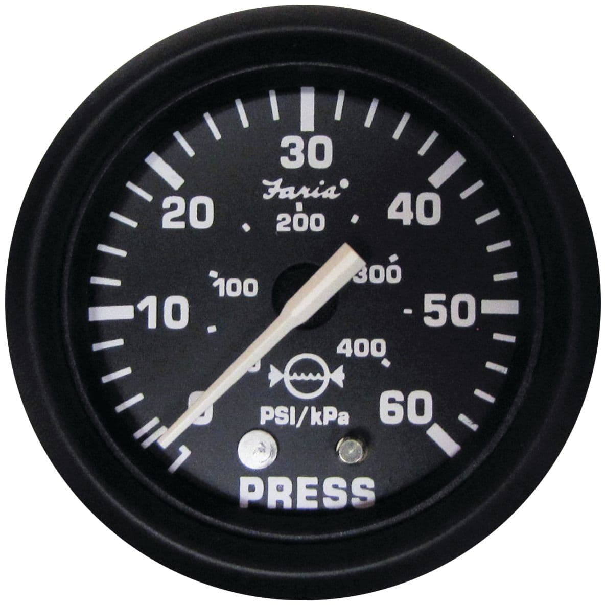 Euro Black Gauges - Water Pressure Gauge Kit (60 PSI)