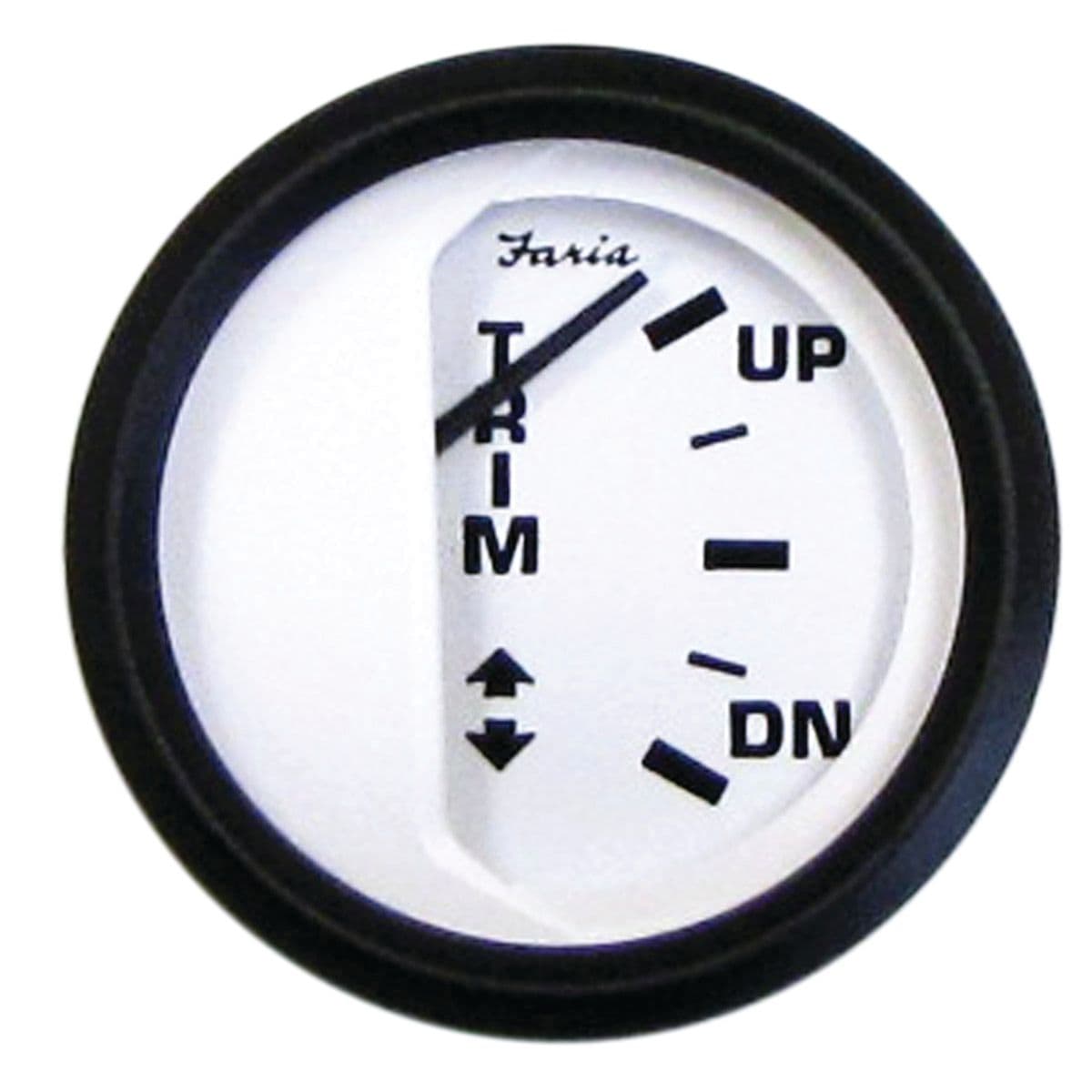 Euro White Gauges - Trim Gauge (Mer/Mar/Merc, Vol DP, Yam, 2001 & Newer)