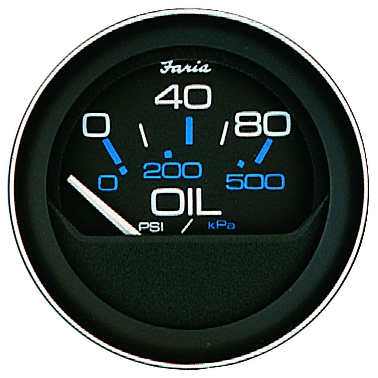 Coral Gauges - Oil Pressure Gauge (80 PSI)