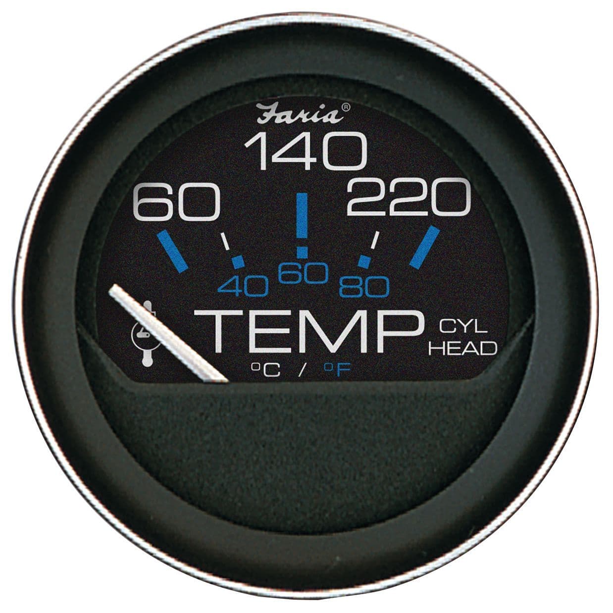 Coral Gauges - Cylinder Head Temperature with Sender (60°-220° F)