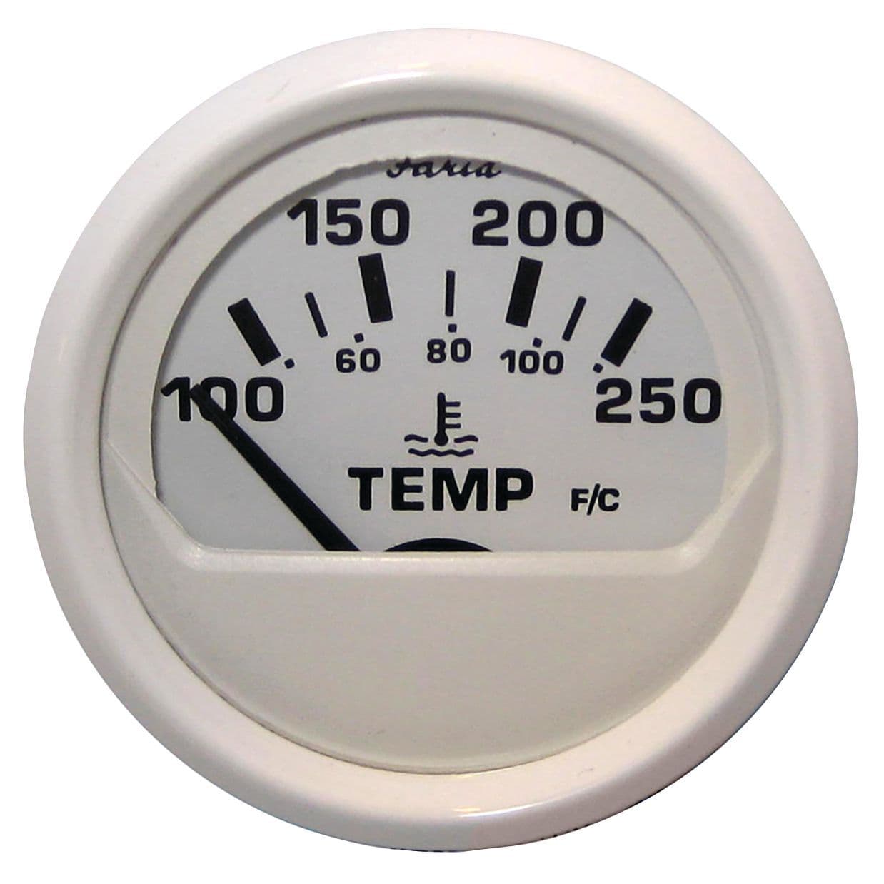 Dress White Gauges - Water Temperature Gauge (100°-250° F)