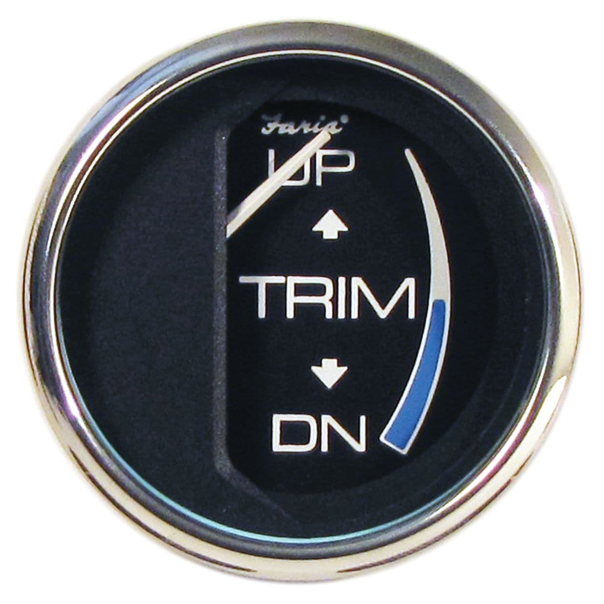 Chesapeake Black Stainless Steel Gauges - Trim Gauge  (J/E and Suzuki Outboard)