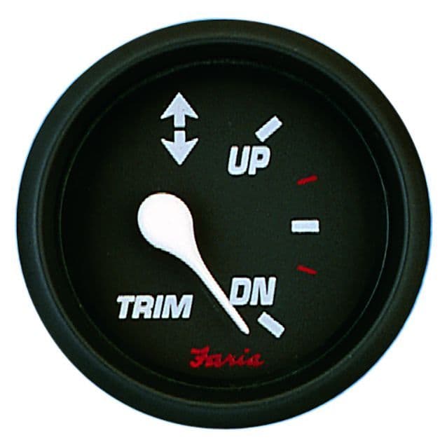 Professional Red Gauges - Trim Gauge (J/E and Suzuki Outboard)