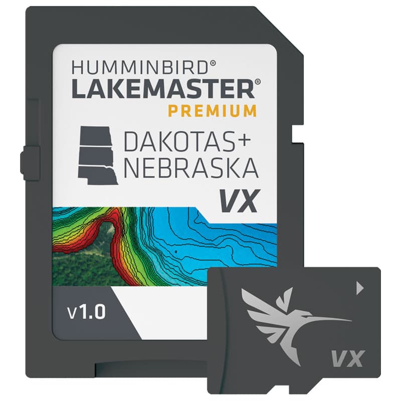LakeMaster Premium Digital GPS Maps (VX Technology) - Dakotas and Nebraska