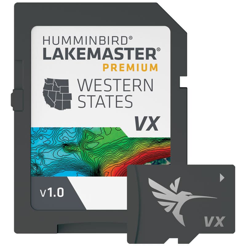 LakeMaster Premium Digital GPS Maps (VX Technology) - Western States