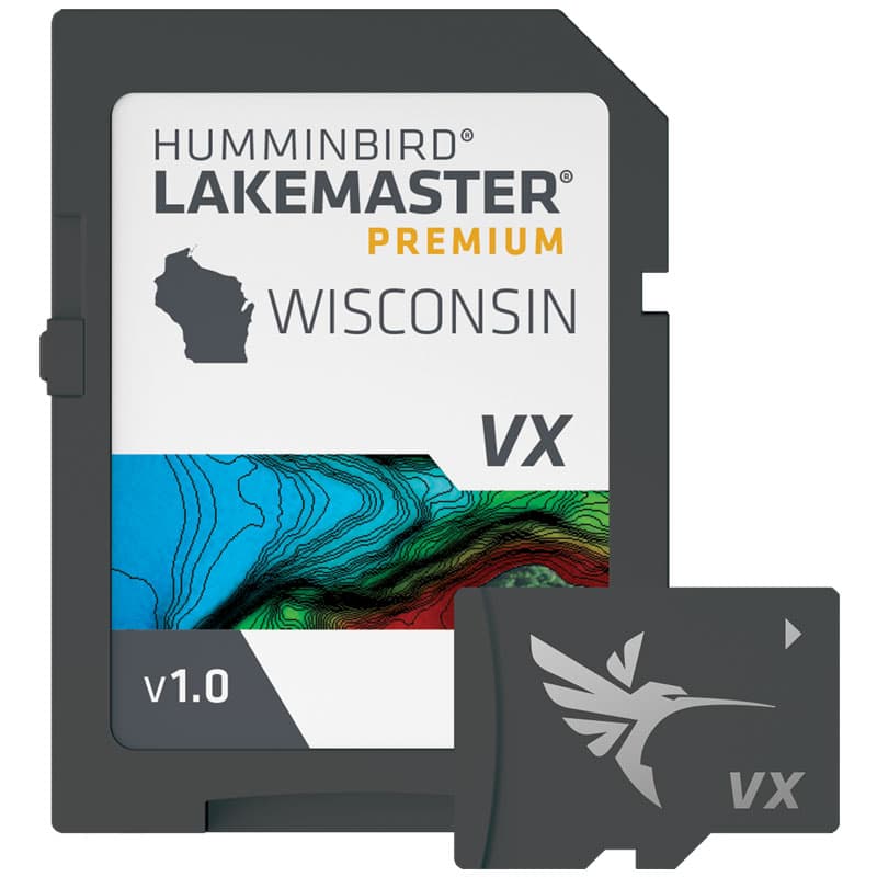 LakeMaster Premium Digital GPS Maps (VX Technology) - Wisconsin
